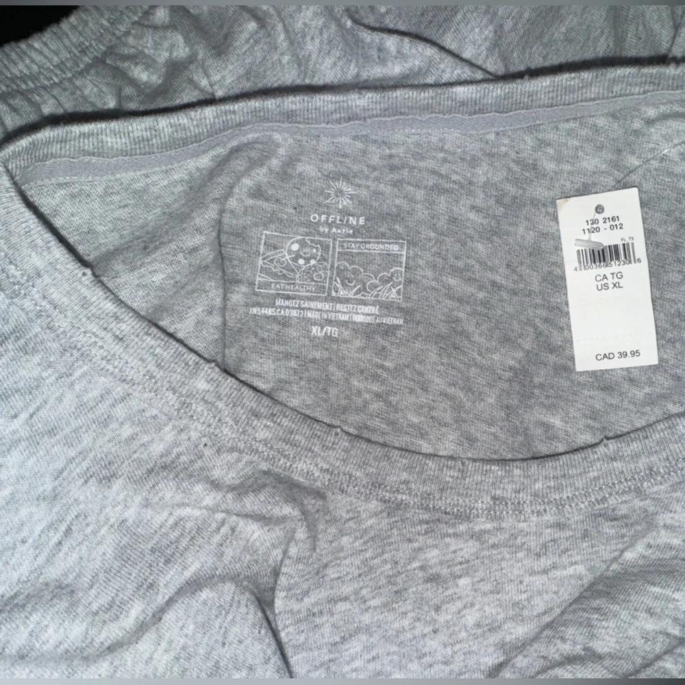 Offline by Aerie Cropped Tee with Elastic Waistband - Picture 6 of 7